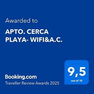 Apto. Cerca Playa- Wifi&a.c. Apartment